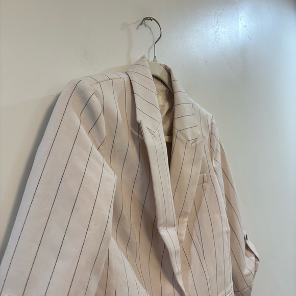 Anthropologie Cream and Black Tailored Blazer - Picture 3 of 5